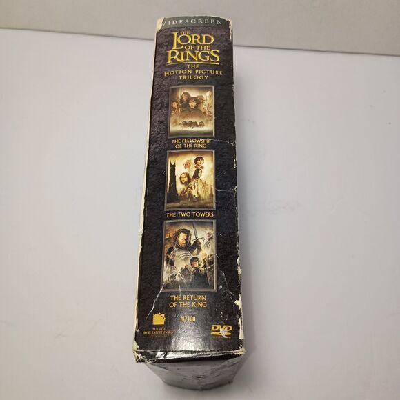 Lord of the Rings-Motion Picture Trilogy DVD 3 Movie Lot Two Towers Return King - Picture 2 of 16